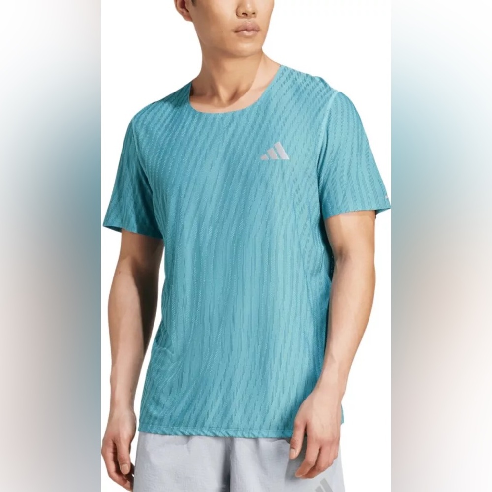 Adidas Men's Teal Short Sleeve Tee